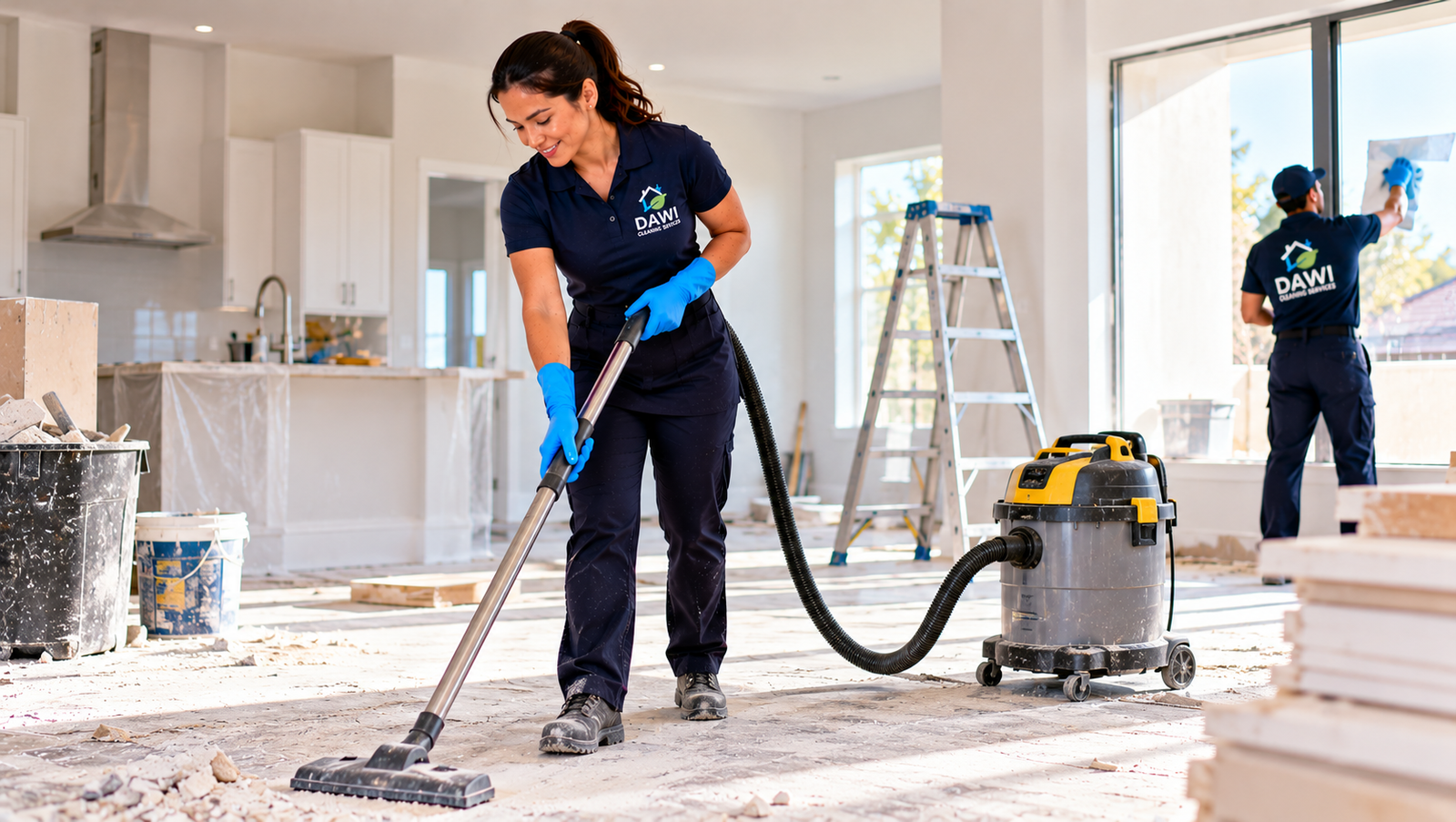 After builders cleaning done by a professional